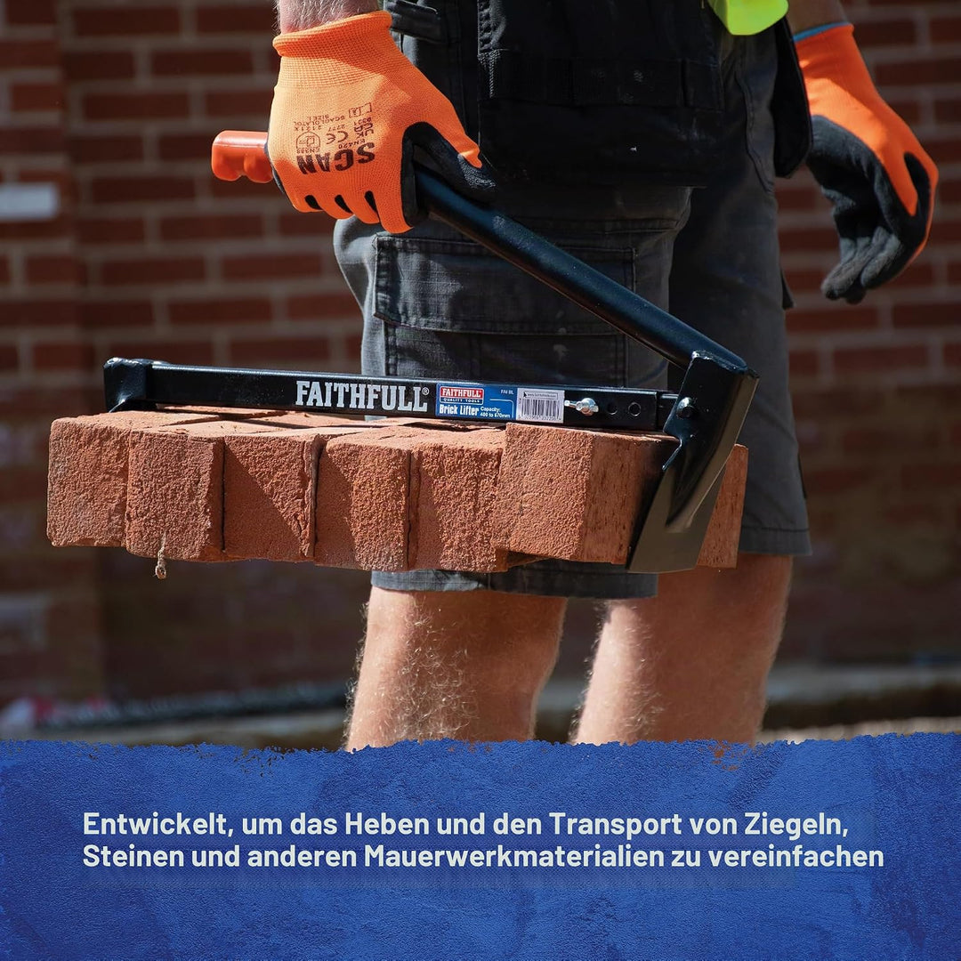 Faithfull FAIBL Ziegelstein-Heber 1 Originalverpackung, 1 Originalverpackung