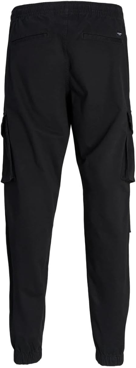 JACK & JONES Male Cargo-Hose Relaxed Fit Cargo-Hose XS Schwarz, XS Schwarz