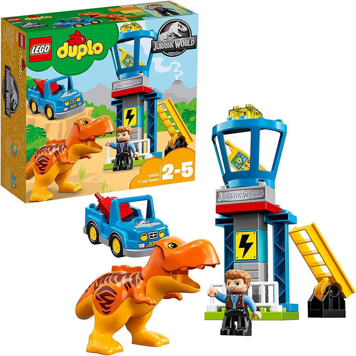 LEGO 10880 DUPLO Jurassic World T-Rex Aussichtsplattform Single, Single