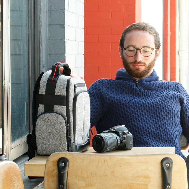 USA Gear DSLR Kamerarucksack, Kameratasche, Kamera Fotorucksack für Spiegelreflexkamera mit Kundenge