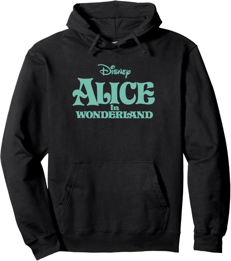 Disney Alice in Wonderland Alice Logo Blue Pullover Hoodie