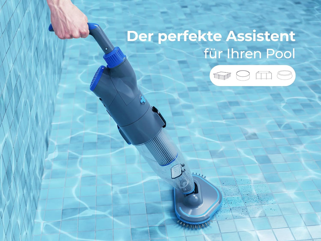 Gre VCB10P – Automatischer Bodenreiniger Super Vac, mehrfach Geschwindigkeit, für Aufstell- und Einb