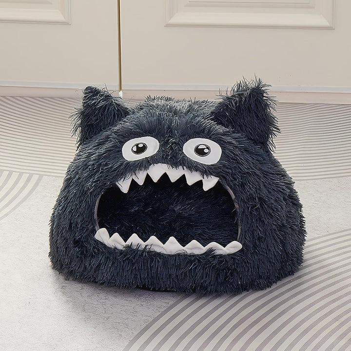 Überdachte Katzenbetten Weiches Und Spassiges Haus Mit Offenem Eingang | Waschbare Haustierhöhle Mit