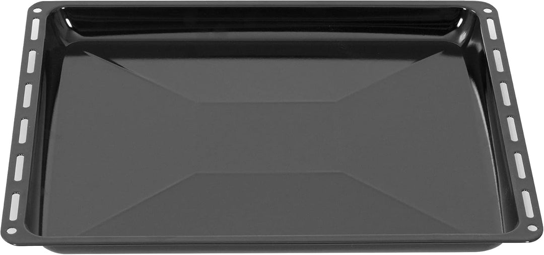 ICQN Backblech 422 x 370 x 30 mm, Emailliert Fettpfanne für Backofen und Herd, Passend für ELECTROLU