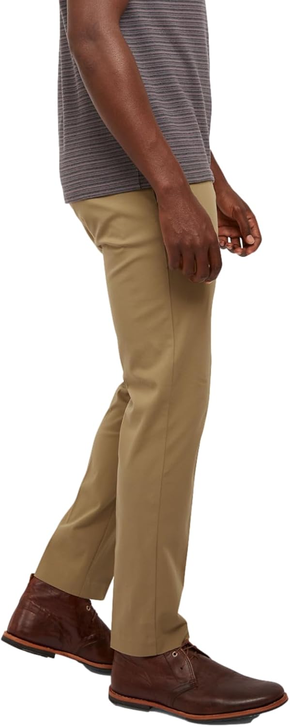 Dockers Herren-City-Hose, schmale Passform, Smart 360 Tech New British Khaki 28W / 30L, New British