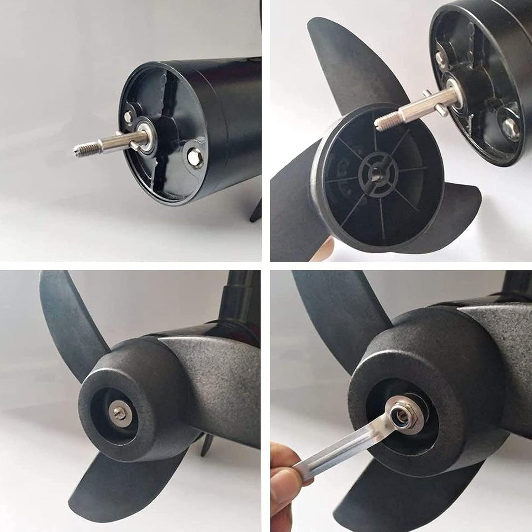 EVGATSAUTO Abluftventilator, 12-V-Entlüftungsventilator mit Motor, 7 Flügel, Starker Wind, Zubehör f