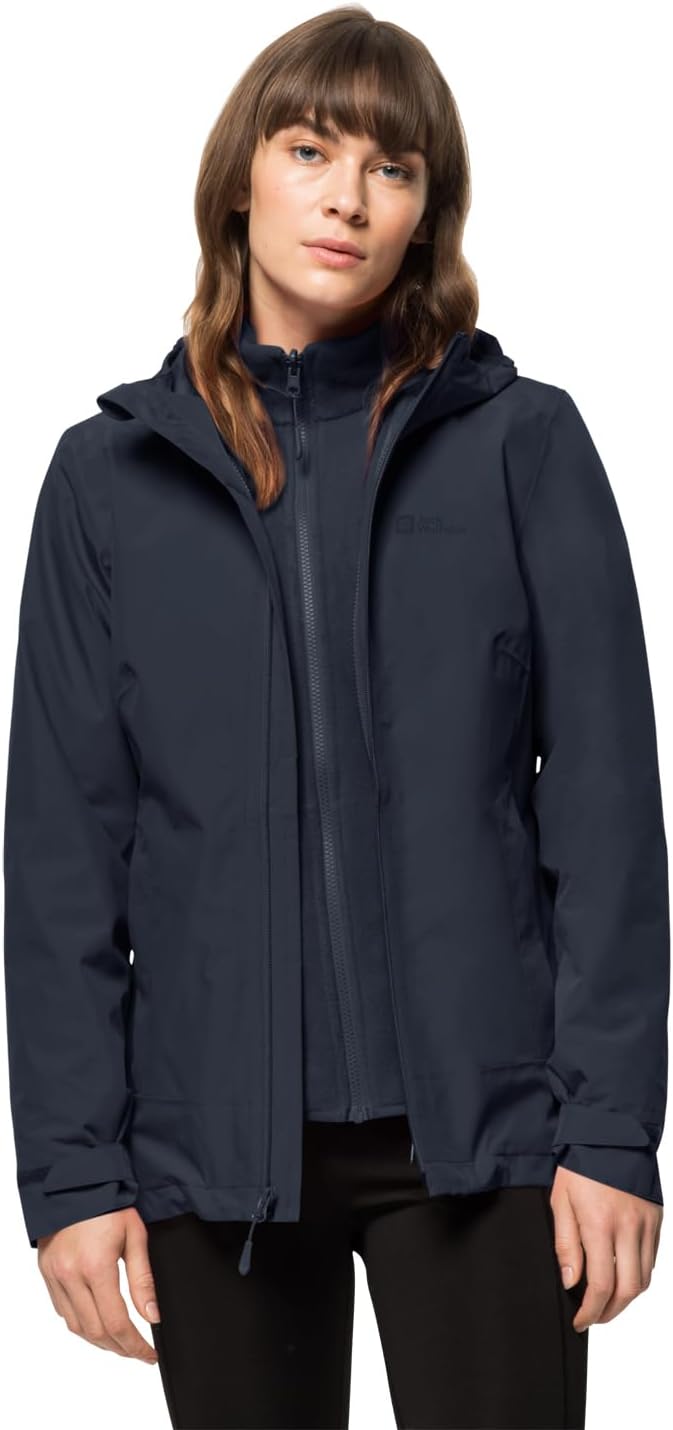 Jack Wolfskin Damen Moonrise 3in1 Jkt W Jacket M night blue, M night blue
