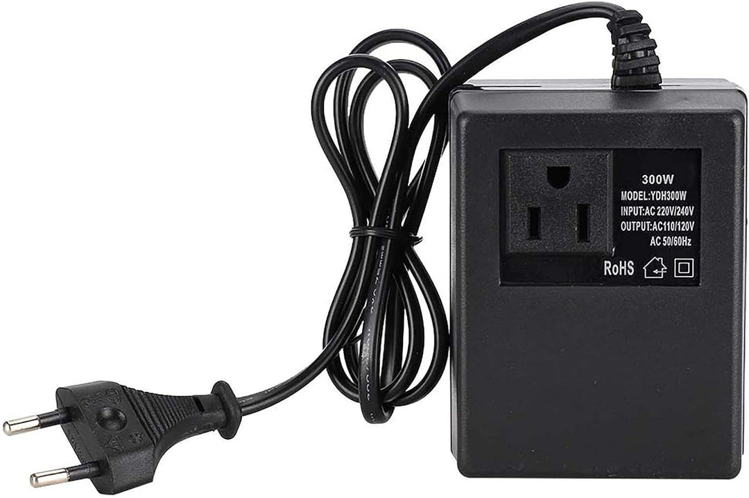 Fafeicy 300W Spannungswandler, Netzsteckeradapter, Wechselstrom 220 V bis 110 V, 50 Hz / 60 Hz, für
