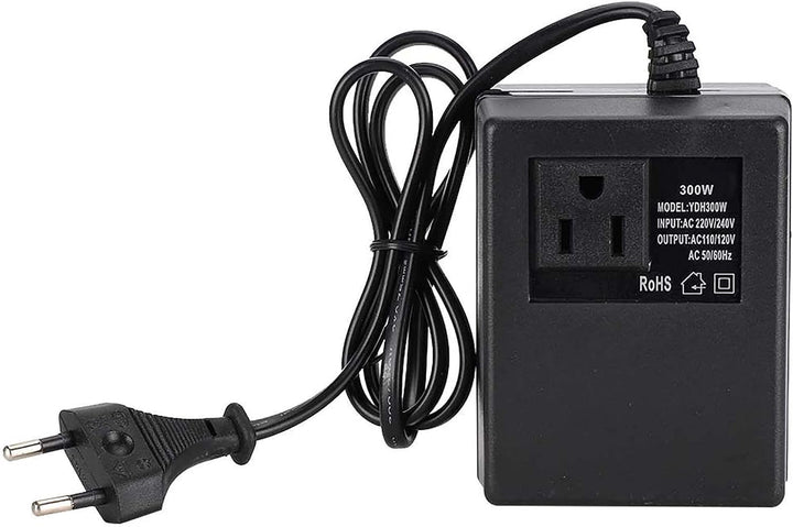 Fafeicy 300W Spannungswandler, Netzsteckeradapter, Wechselstrom 220 V bis 110 V, 50 Hz / 60 Hz, für