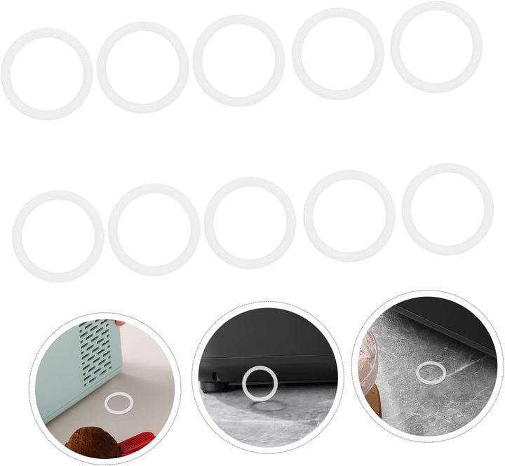 Luxshiny 10 Stück Silikon Gasket für Eiscreme Maschinen Ersatzteile für Ventilstamm und Zwischenstan