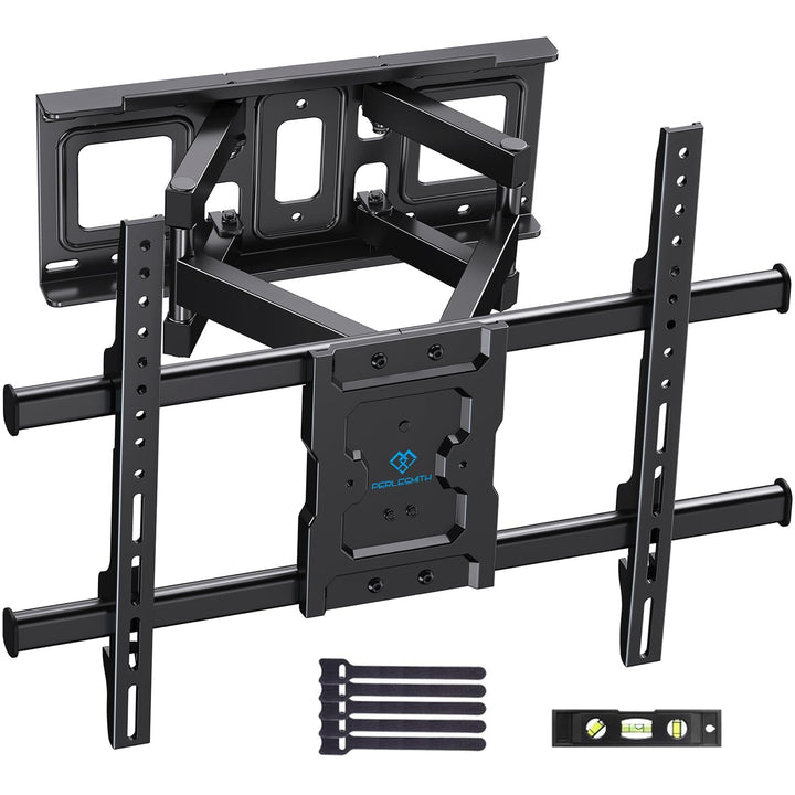 PERLESMITH TV Wandhalterung, Wandhalterung Fernseher für 37-85 Zoll Flach/Curved Fernseher bis zu 60