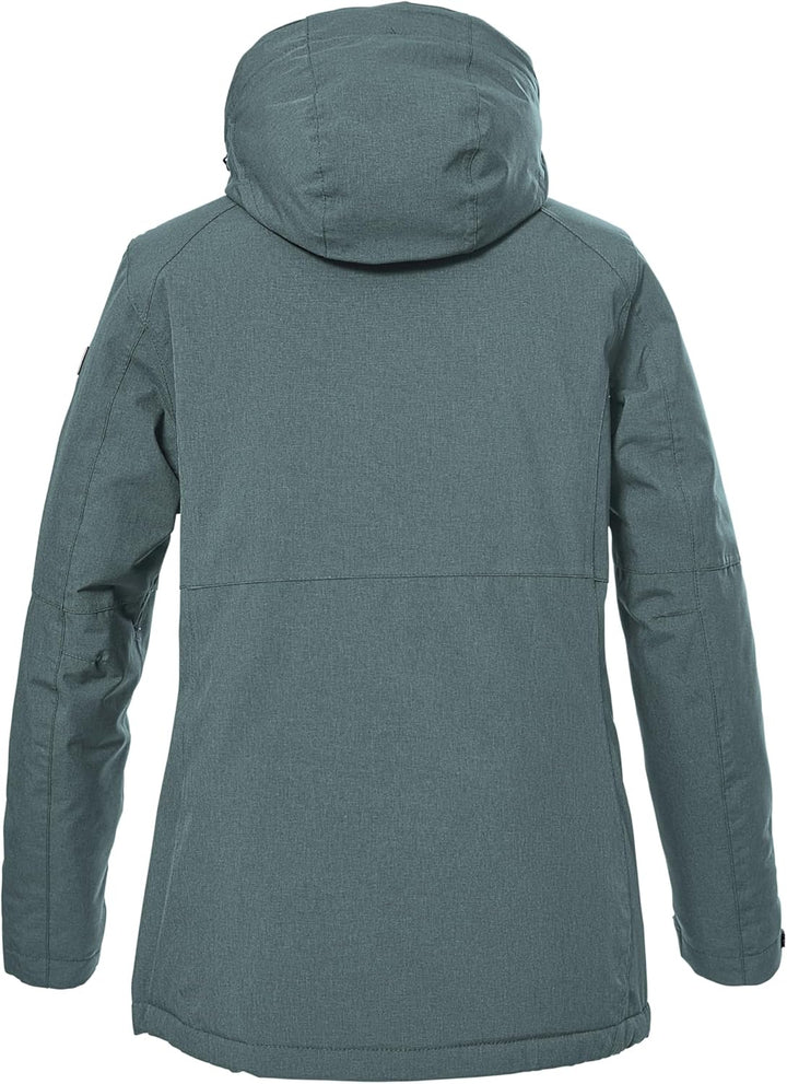 Killtec Damen Kow 37 Wmn Jckt Funktionsjacke/Outdoorjacke mit abzippbarer Kapuze 50 blaugrau, 50 bla