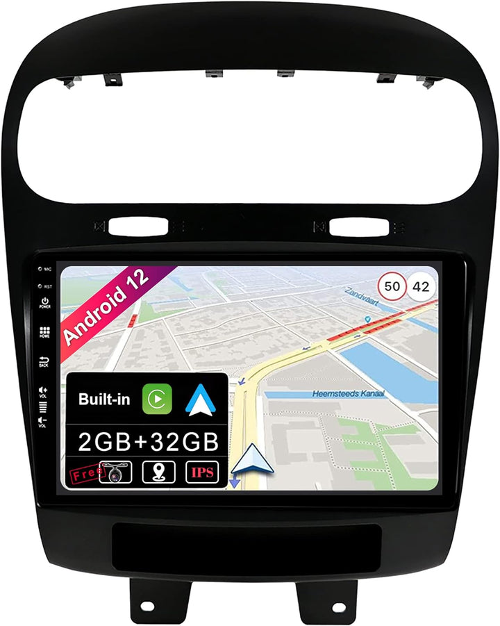 JOYX Android 12 IPS Autoradio Passt für FIAT Freemont Dodge Journey Leap (2012-2020) - Eingebautes C