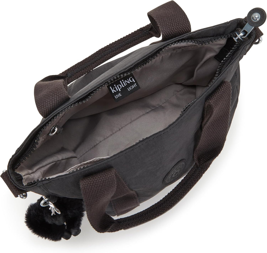 Kipling Damen Asseni Mini Tote Schwarz (Black Noir),33x21x14 cm (B x H x T), Black Noir