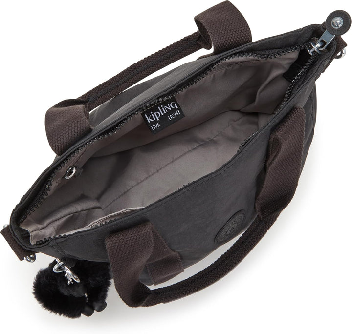 Kipling Damen Asseni Mini Tote Schwarz (Black Noir),33x21x14 cm (B x H x T), Black Noir