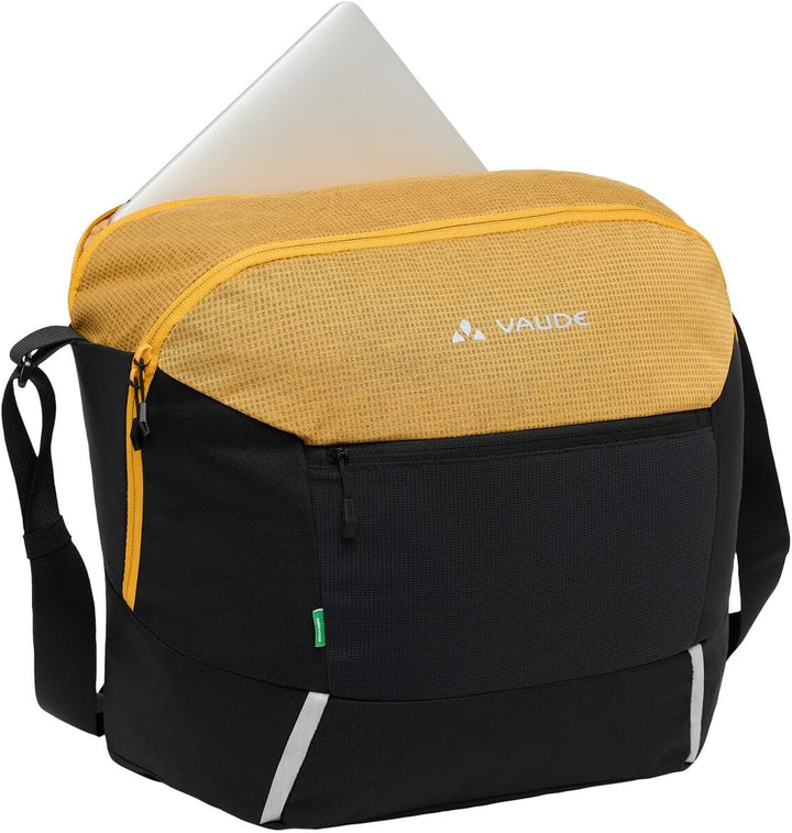 VAUDE Cycle Messenger L - Messengertasche zum Radfahren mit 20 Liter Volumen - inkl. Regenhülle und