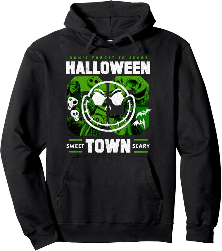 Nightmare Before Christmas Halloween Town Green Jack Pullover Hoodie