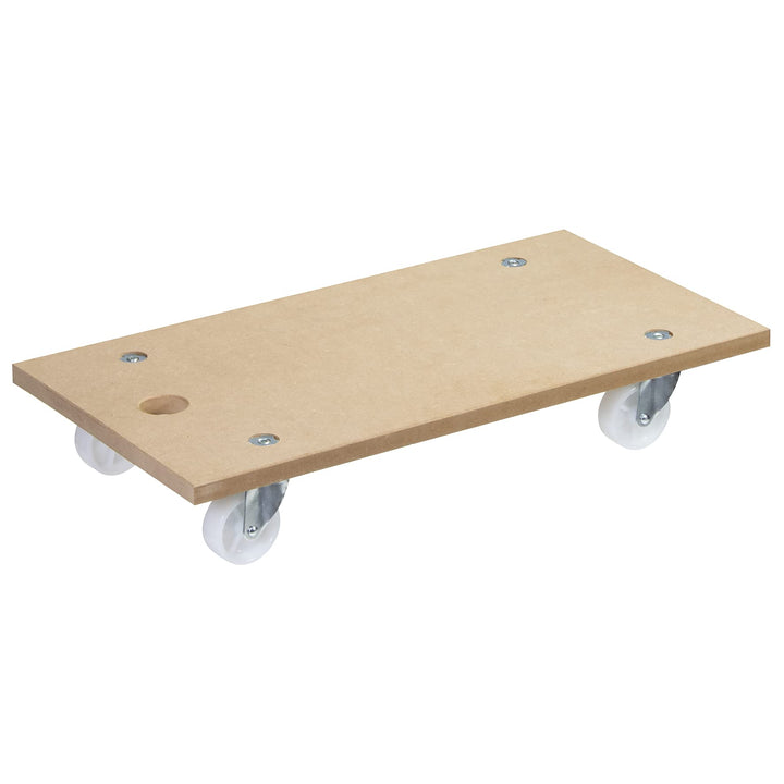 WAGNER Transportroller Transporthilfe 1104 I Plattformwagen für Möbel aus MDF I 57,5 x 30 x 10 cm, T