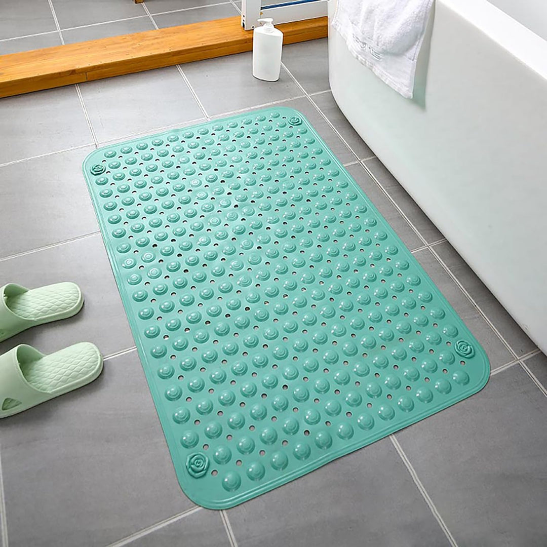 Duschmatte rutschfest 60x90cm,Antirutschmatte Dusche mit Saugnäpfen,Duscheinlage rutschfest mit Abla