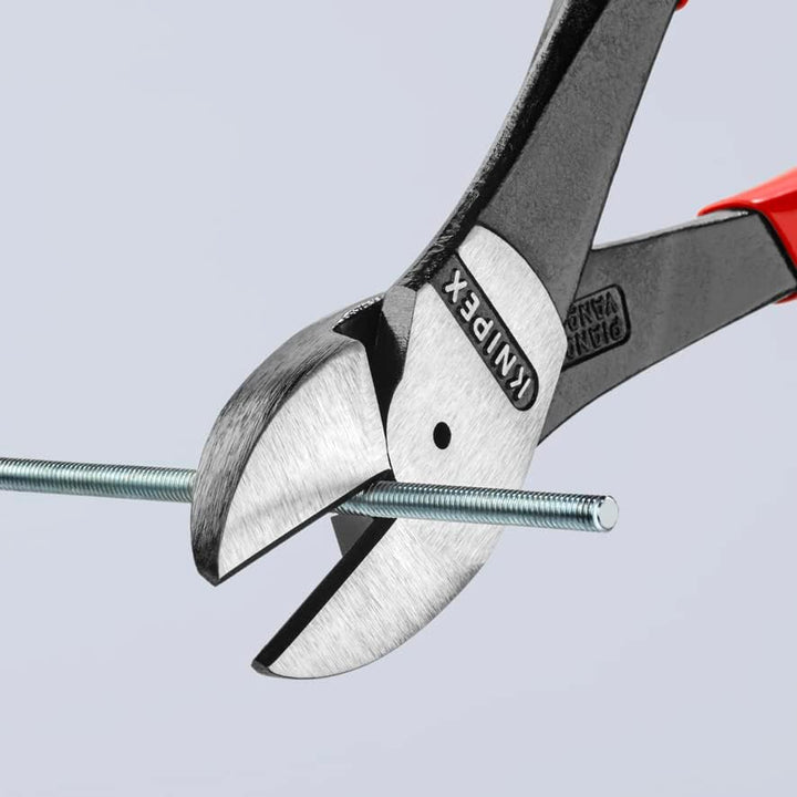 Knipex Kraft-Seitenschneider schwarz atramentiert, mit Kunststoff überzogen 250 mm (SB-Karte/Blister