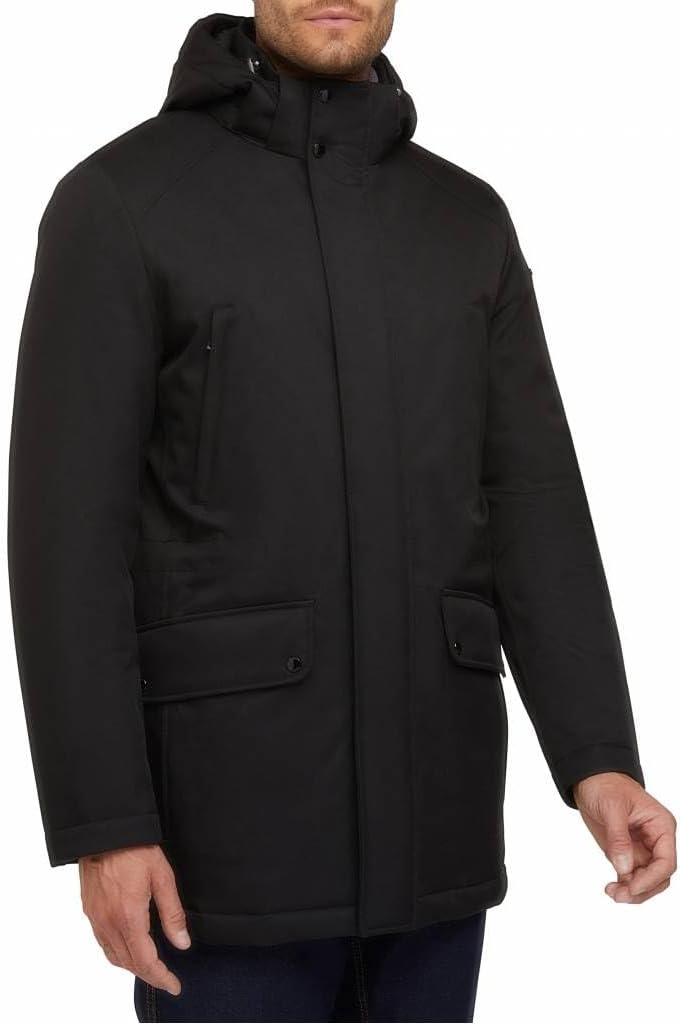 Geox Herren M Vincit Jacket, Schwarz