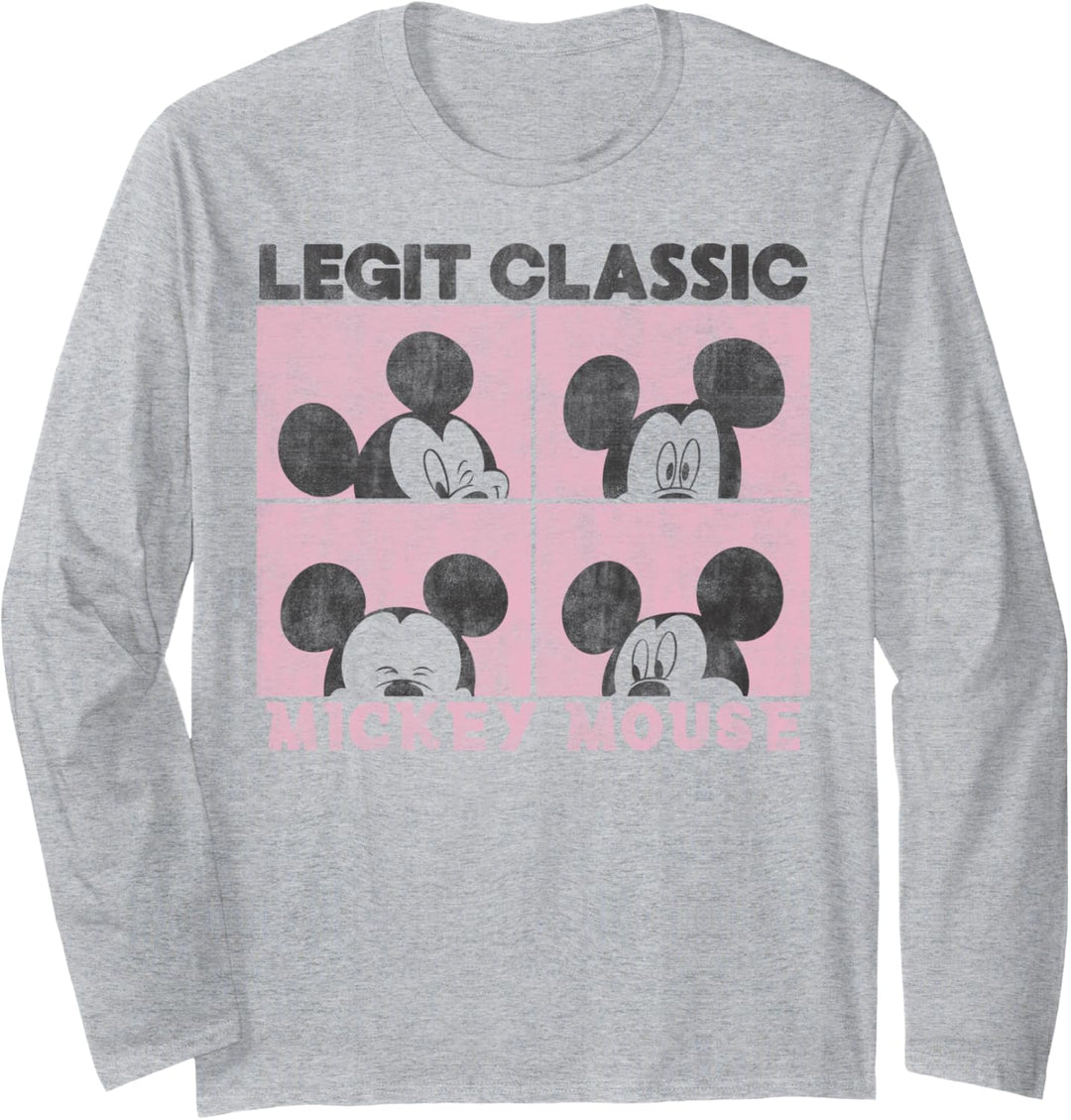 Disney Mickey And Friends Mickey Mouse Legit Classic Box Up Langarmshirt