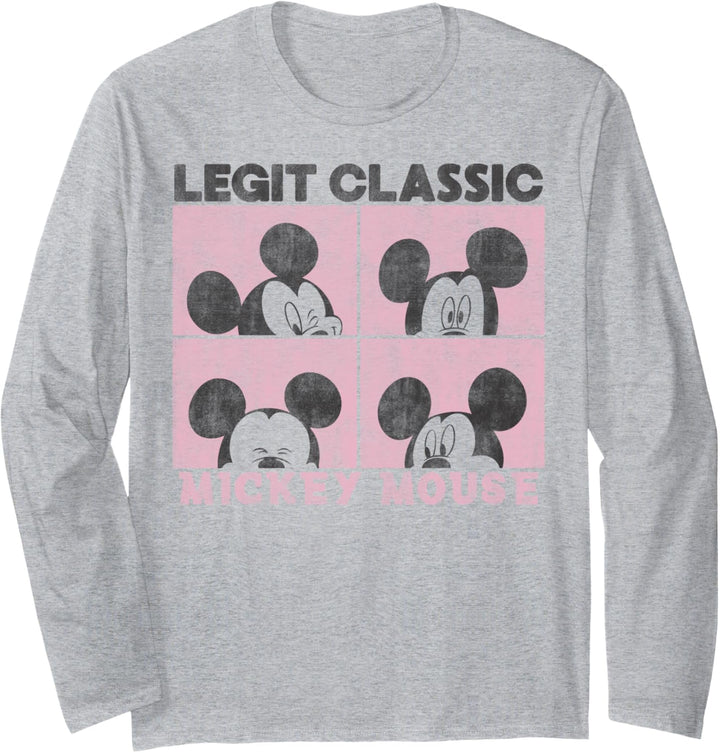Disney Mickey And Friends Mickey Mouse Legit Classic Box Up Langarmshirt