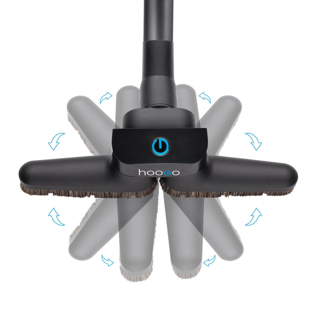 HOOGO® flipflop Universal Staubsauger Bodendüse flex - passend für alle runden 35/32mm Staubsaugerro