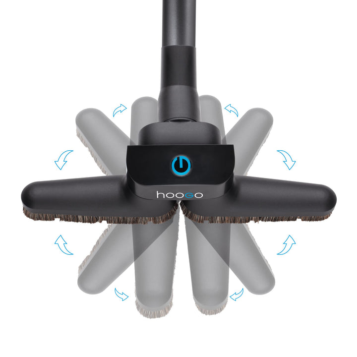 HOOGO® flipflop Universal Staubsauger Bodendüse flex - passend für alle runden 35/32mm Staubsaugerro