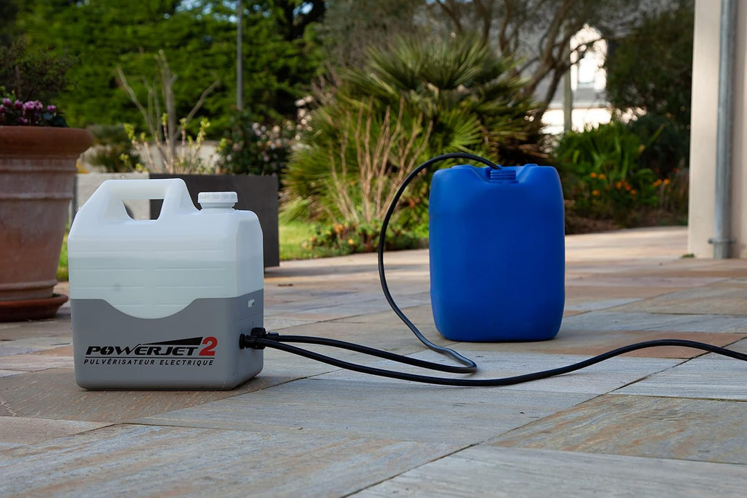 Multirex PowerJet 2 Akku-Drucksprüher elektrisch 12 V für Dach- & Fassadenentmoosung, 10 m Reichweit