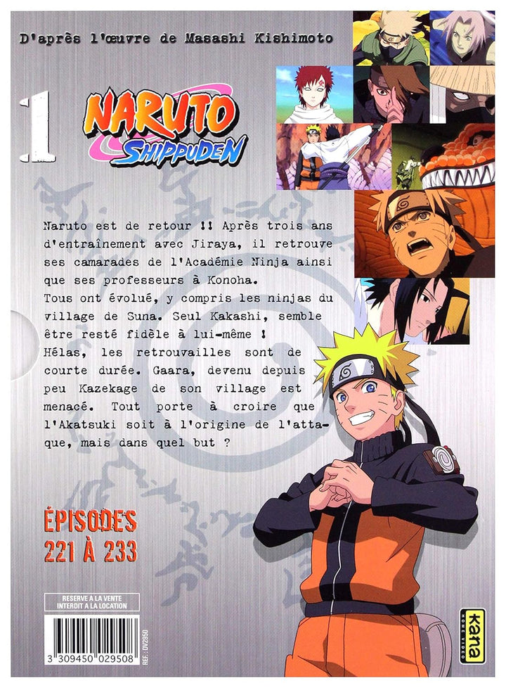 Naruto shippuden, vol. 1 [FR Import], DVD