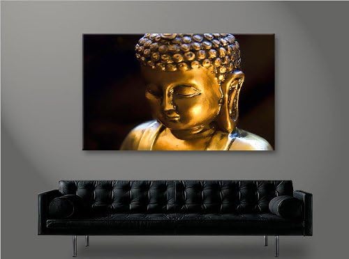 islandburner Bild Bilder auf Leinwand Buddha V6 1p XXL Poster Leinwandbild Wandbild Dekoartikel Wohn