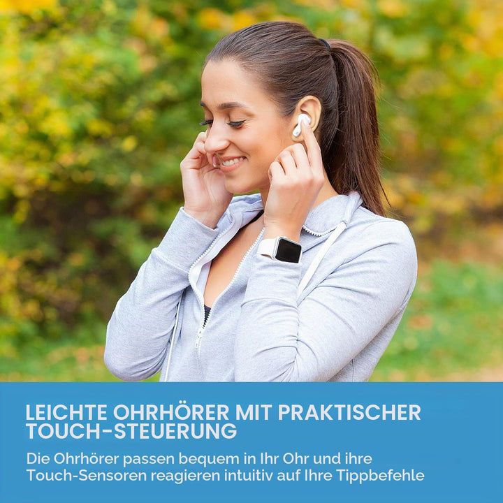 CREATIVE Zen Air Leichte, schweissbeständige True-Wireless In-Ear-Kopfhörer mit aktiver Geräuschunte