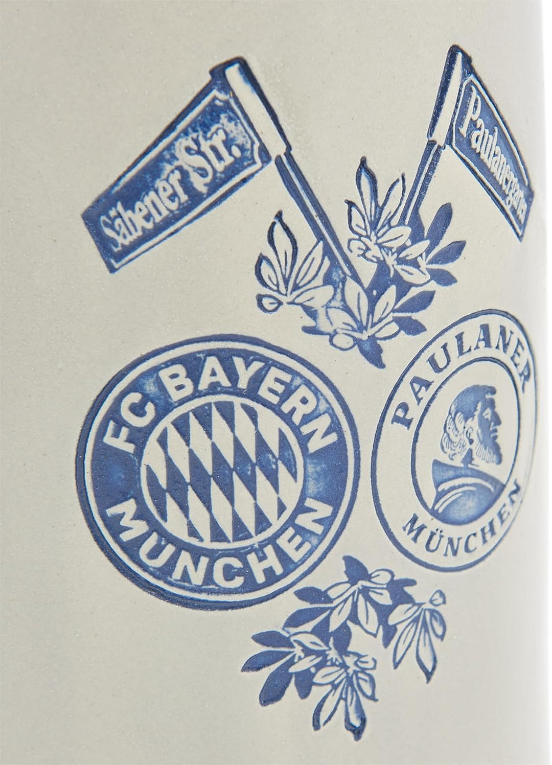 FC Bayern München Bierkrug I Bierglas I Masskrug| 1 Liter I Fussball 1 Stück (1er Pack), 1 Stück (1e
