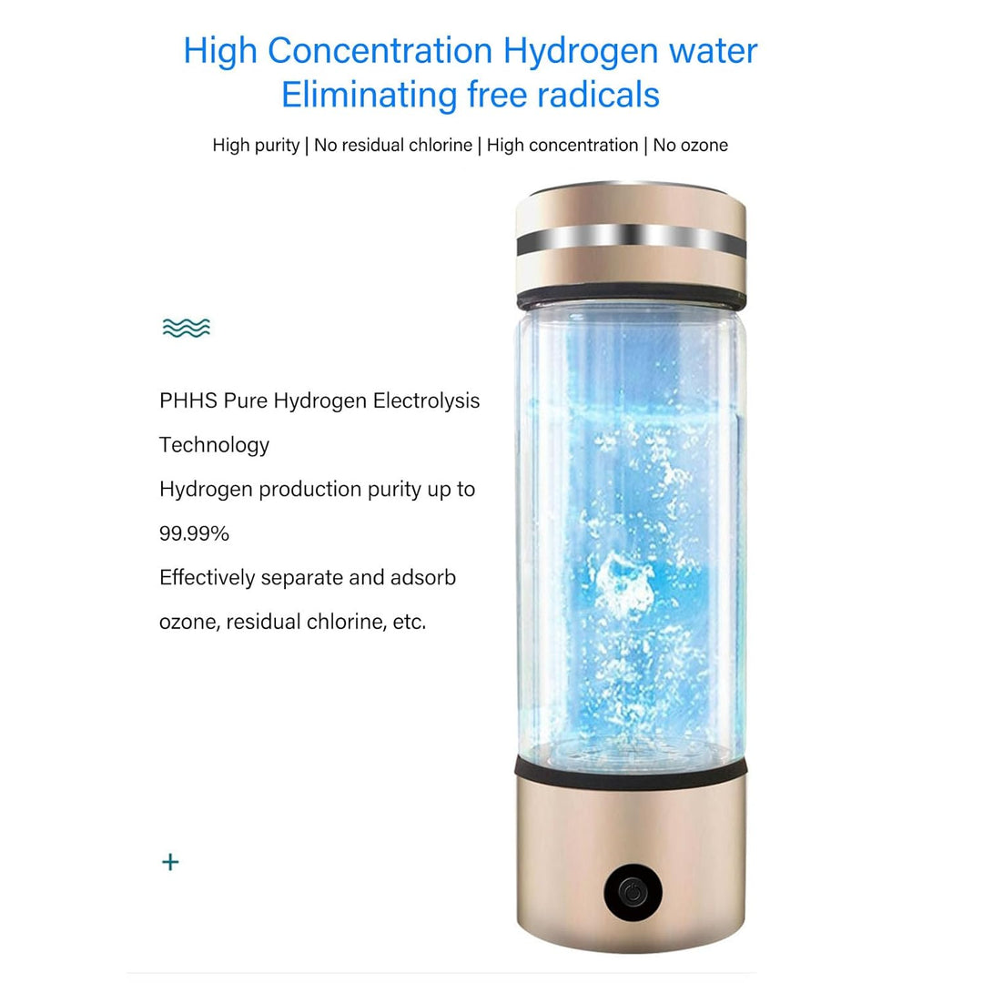 Wasserstoff-Wassergenerator Wasserstoffreiche Wasserflasche Wasserstoff Generator 300 ML 1200 Bis 14