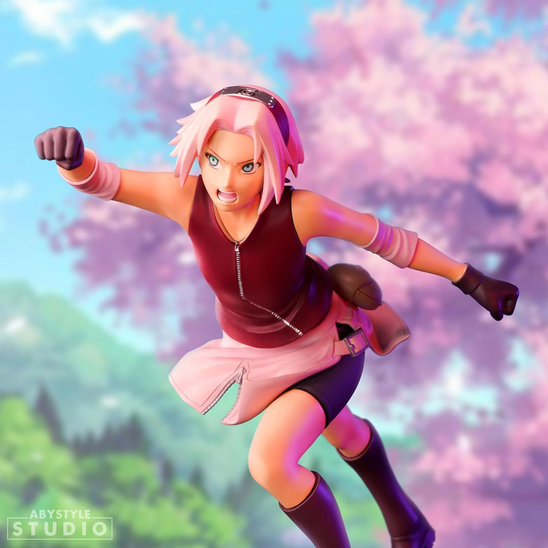Abysse Corp Naruto Shippuden Actionfigur Sakura 1:10 Scale Bedruckt, aus PVC, in Geschenkverpackung.