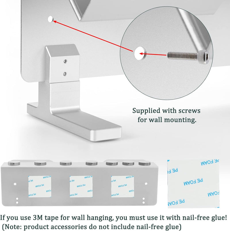 KEESIN Halter Haartrockner Lockenstab Halter kompatibel für Dyson Airwrap Styler Lockenwickler Wandh