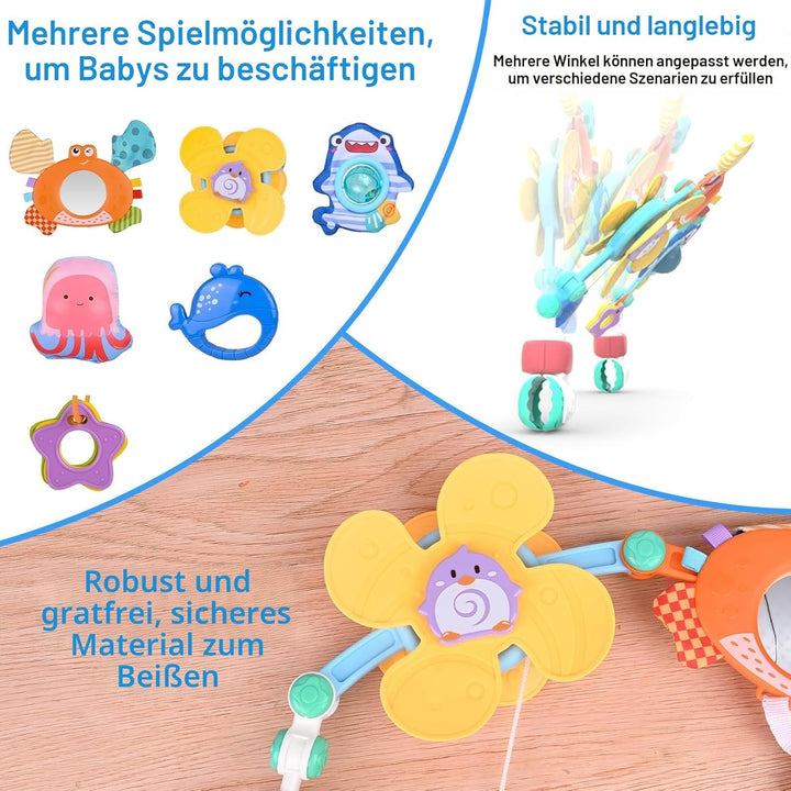 Gaethra Kinderwagen Spielzeug für Spielbogen Baby Motorikspielzeug, Babies Spielebogen für Babybett