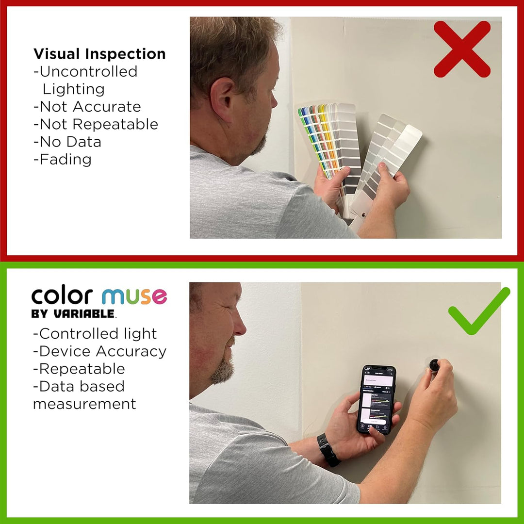 COLOR MUSE 2 Farbmesser, Farbanpassungswerkzeug, tragbarer Farbleser, Farbsensor, Identifizierung de