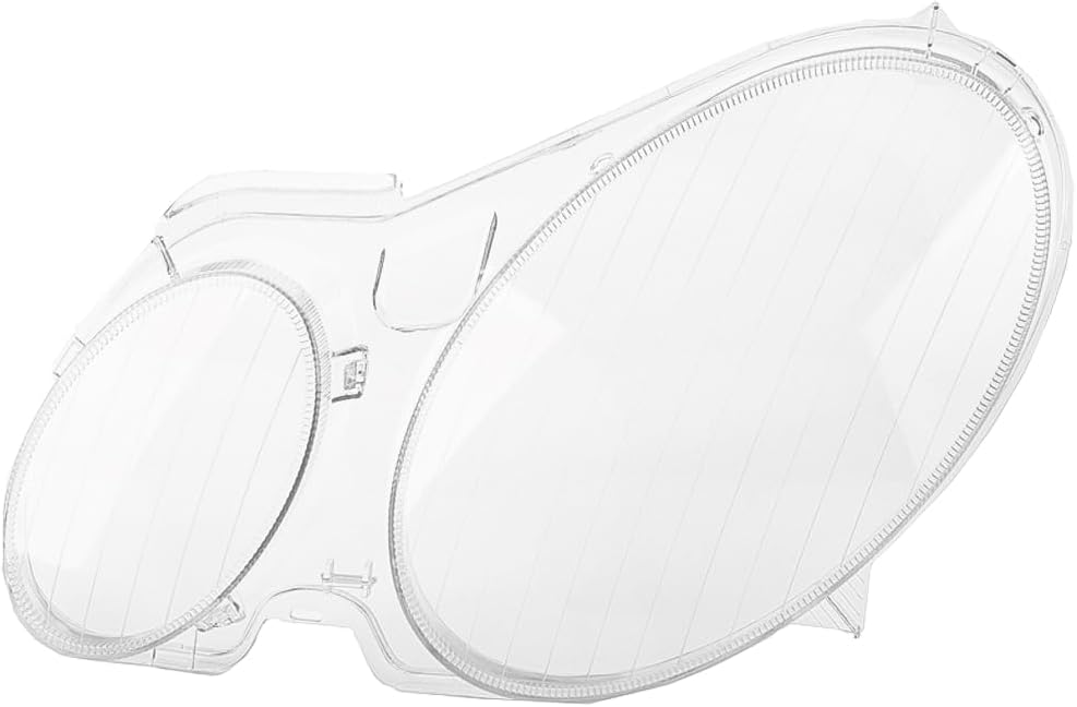 LST Scheinwerferglas Streuscheibe Frontlicht Abdeckung links Halogen Xenon kompatibel mit Mercedes-B