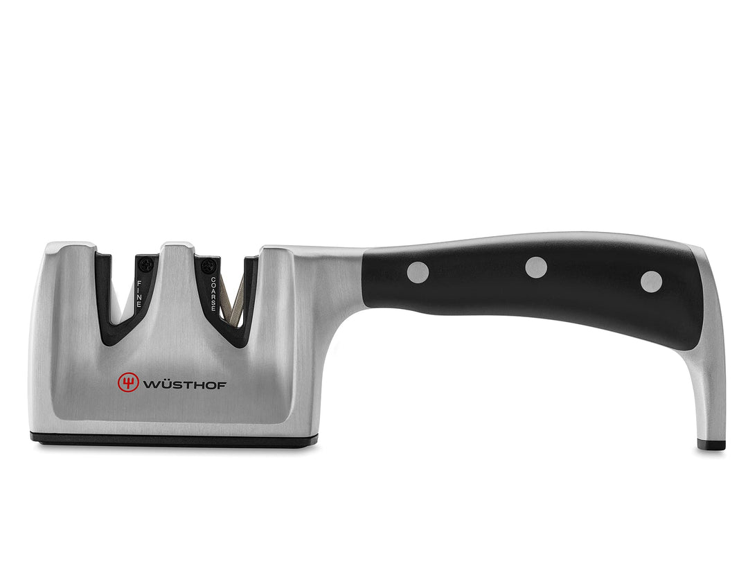 Wüsthof Messerschärfer für alle Messer (4348), 2 Stufen, Keramik + Diamant Schleifkörper zum Messers