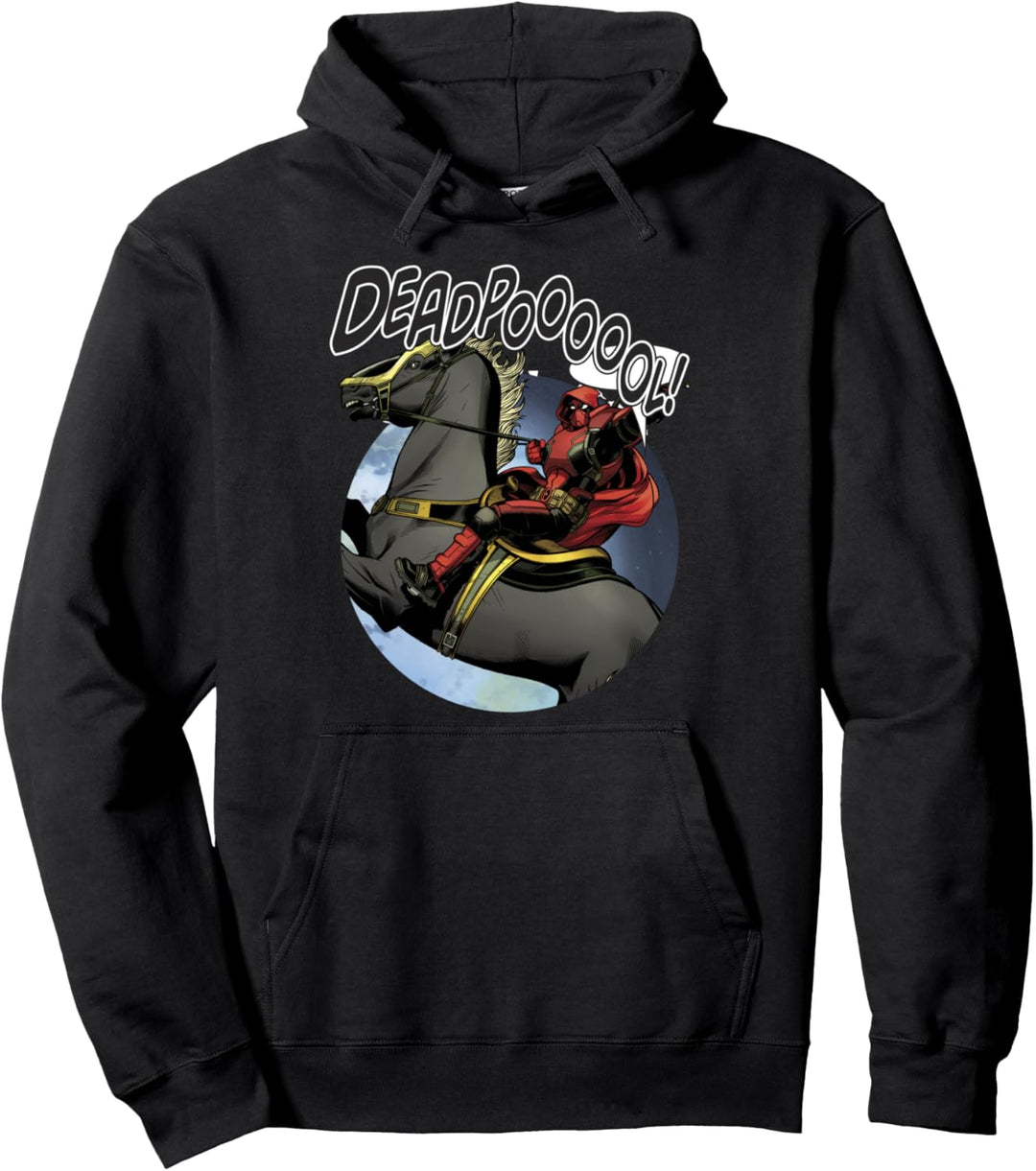 Marvel Deadpool Horseback Robin Pullover Hoodie