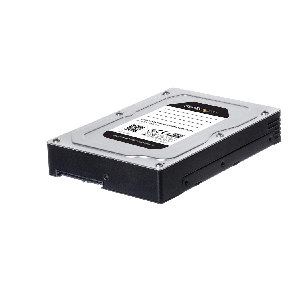 StarTech.com 2,5" auf 3,5" Festplatten Adapter - für SATA und SAS SSDs/ HDDs - 2,5 Zoll Festplattena