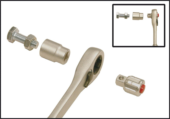 Connex Steckschlüssel Durchsteck-Satz, 14-teilig COX580214