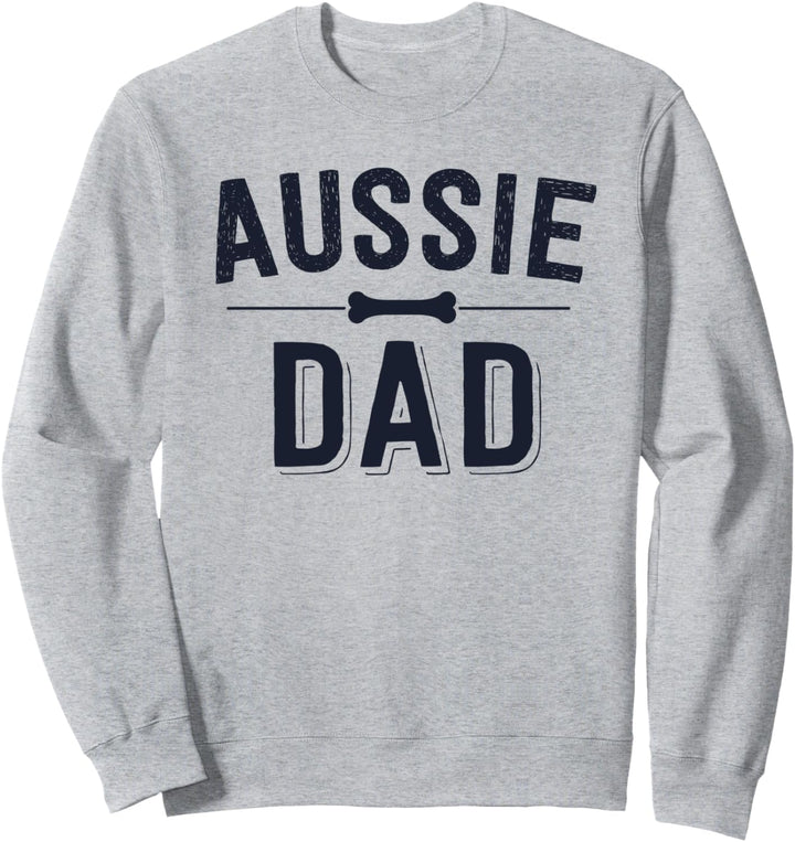 Aussie Dad Red Merle Australian Shepherd Farm Dog Father Sweatshirt