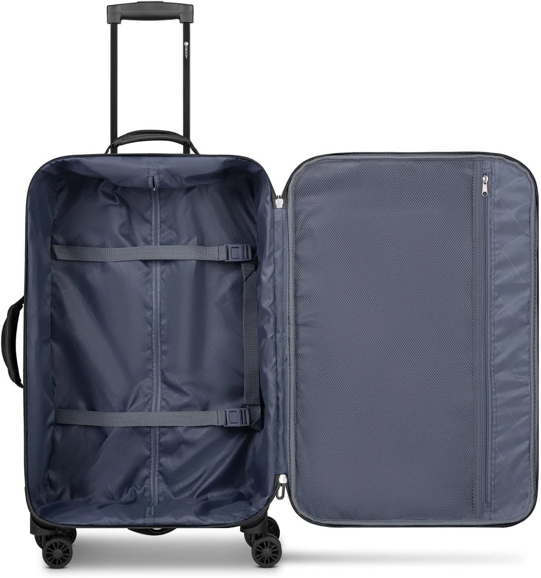 Kofferset 3 Teilig mit 4 Rollen, Reisekoffer Set XL M L, Trolley Koffer Weichgepäck Leicht & Robust,