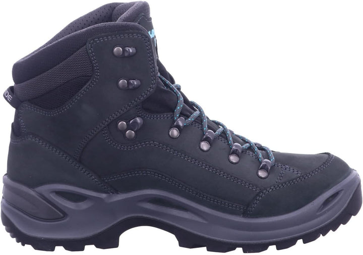 LOWA Renegade GTX MID Unisex Wanderstiefel Outdoor Goretex 43 EU Weit Grau, 43 EU Weit Grau