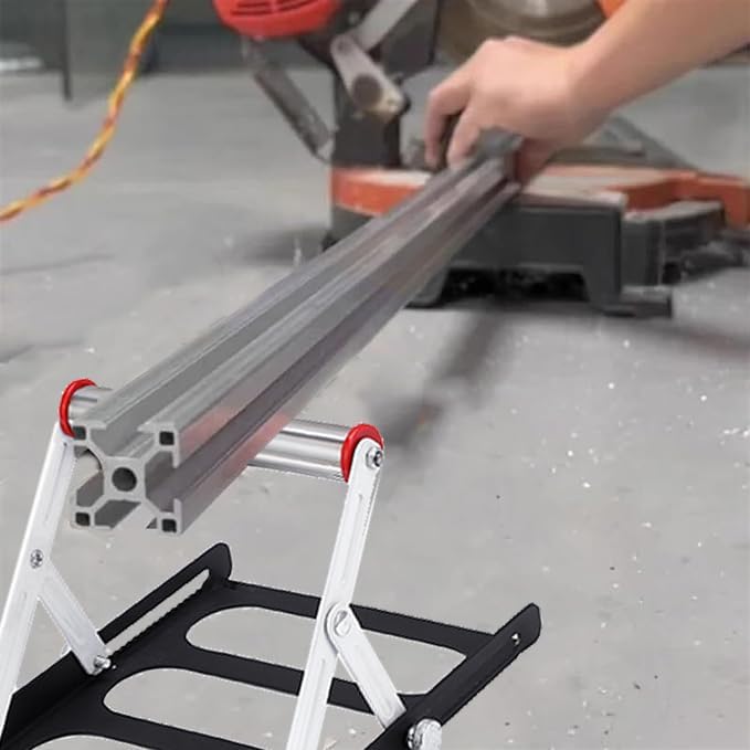 Sadodo 2 STK Verstellbarer Stützrahmen Für Schneidemaschinen,Faltbare Einstellbare Schneidemaschine