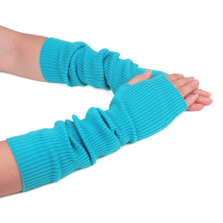 F Flammi Damen Armstulpen, Aqua Blue