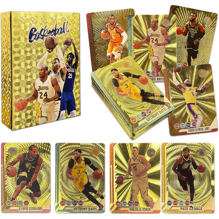 55 coole Basketballkarten, Basketballpapier für Kinder, Jugendliche und Erwachsene, Sammlerstücke